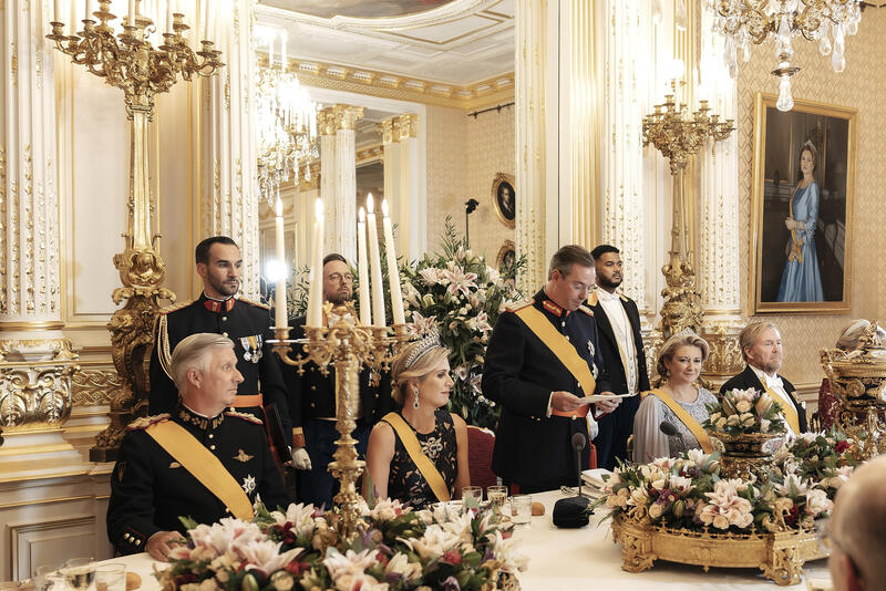 Royals Attend Abdication in Luxembourg