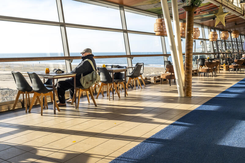 Scheveningen Beach and Pier in Sunlight