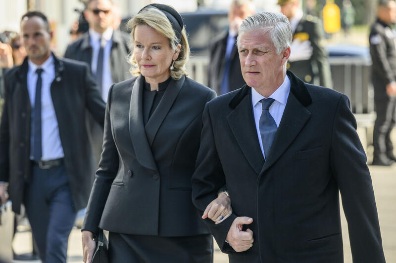 Belgian Royals Visit Monument for Victims of Terrorism