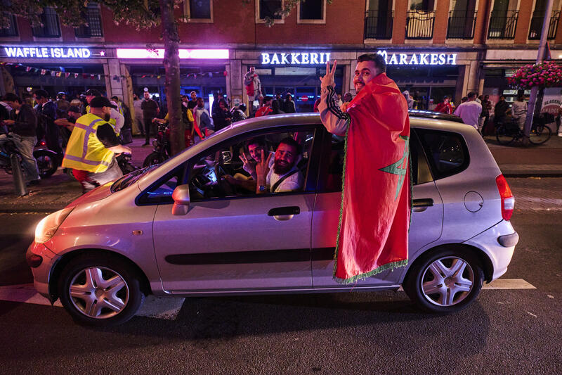 Morocco Fans - The Hague's Schilderswijk