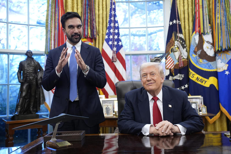 Trump and Mamdani spark viral moment