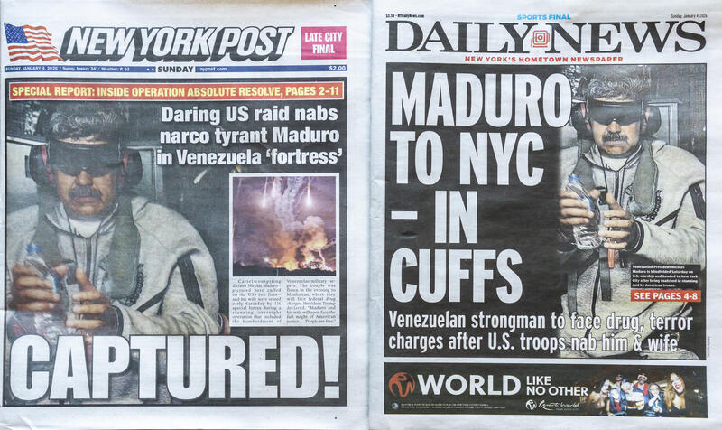 US captures Maduro and wife