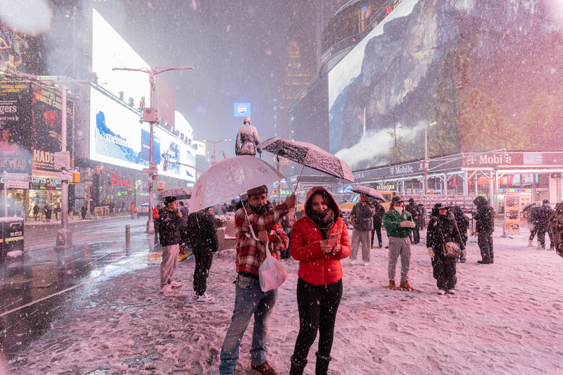 Heavy Snow in New York