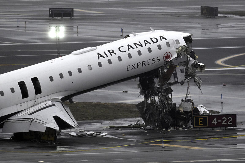 Plane Crash Air Canada in New York